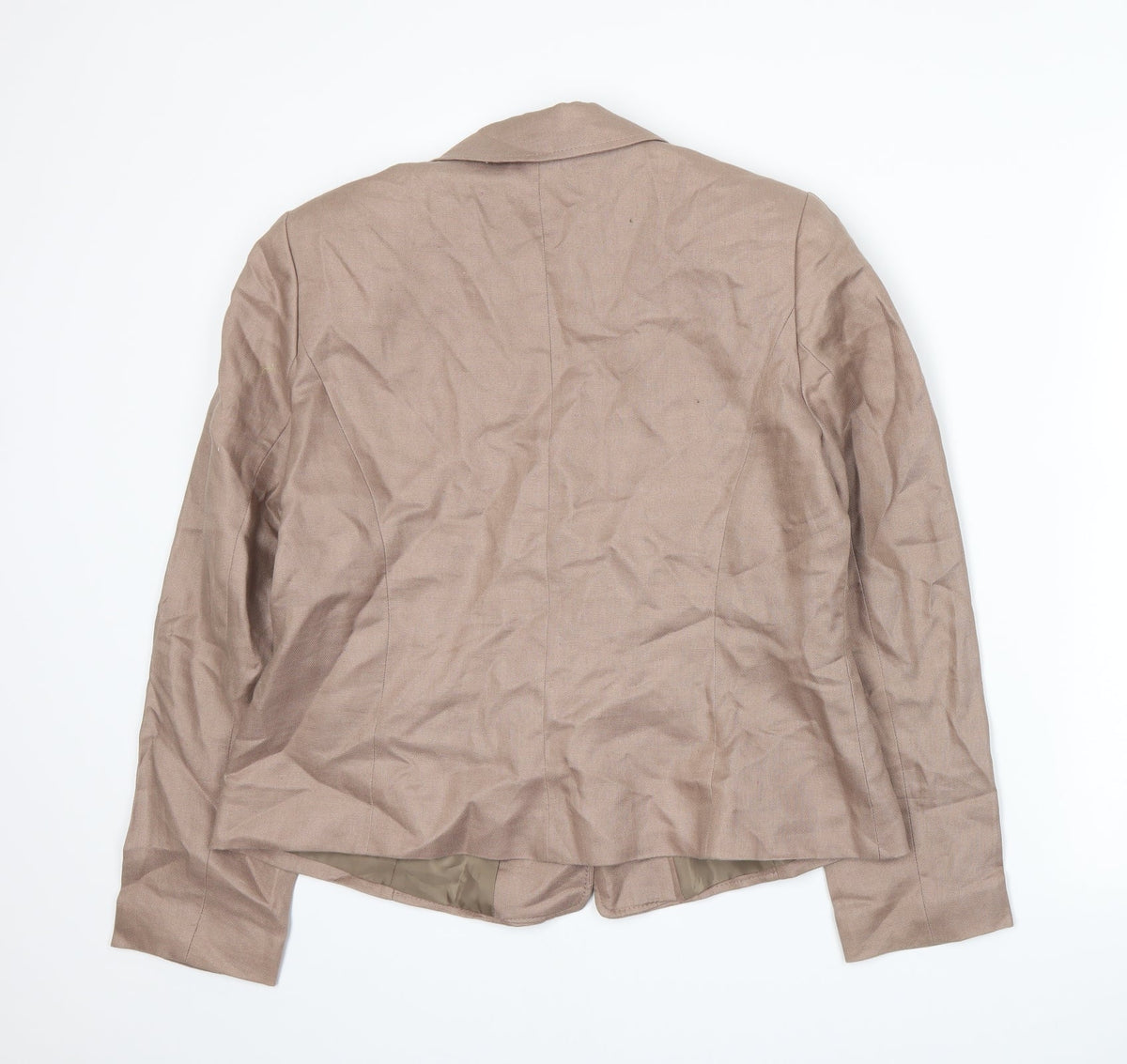 PLANET Womens Beige   Jacket Suit Jacket Size 14