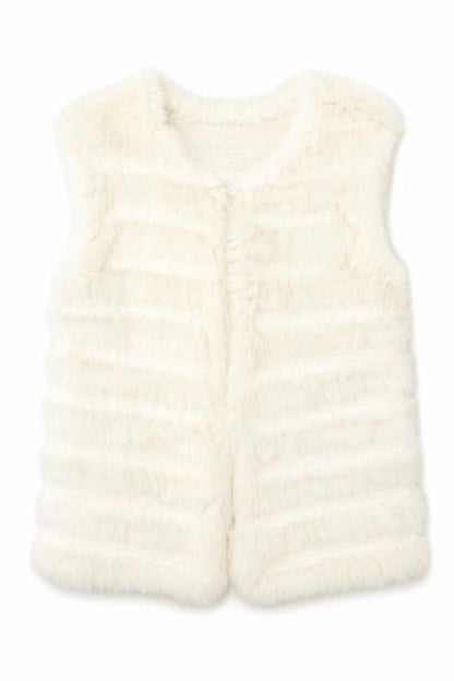 Preworn Girls White   Overcoat Coat Size L