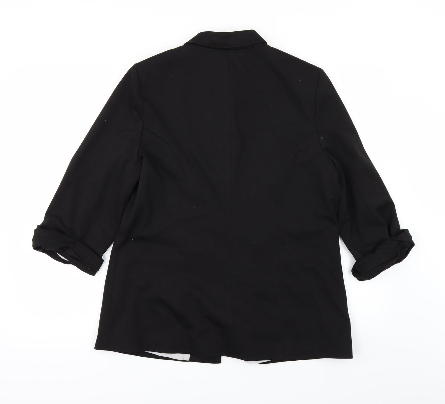 redherring Womens Black   Overcoat Coat Size 14