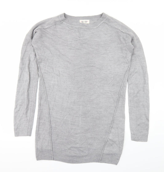New Look Womens Grey   Pullover Jumper Size 12