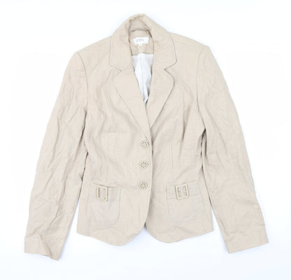 Marks & Spencer Womens White   Overcoat Coat Size 12