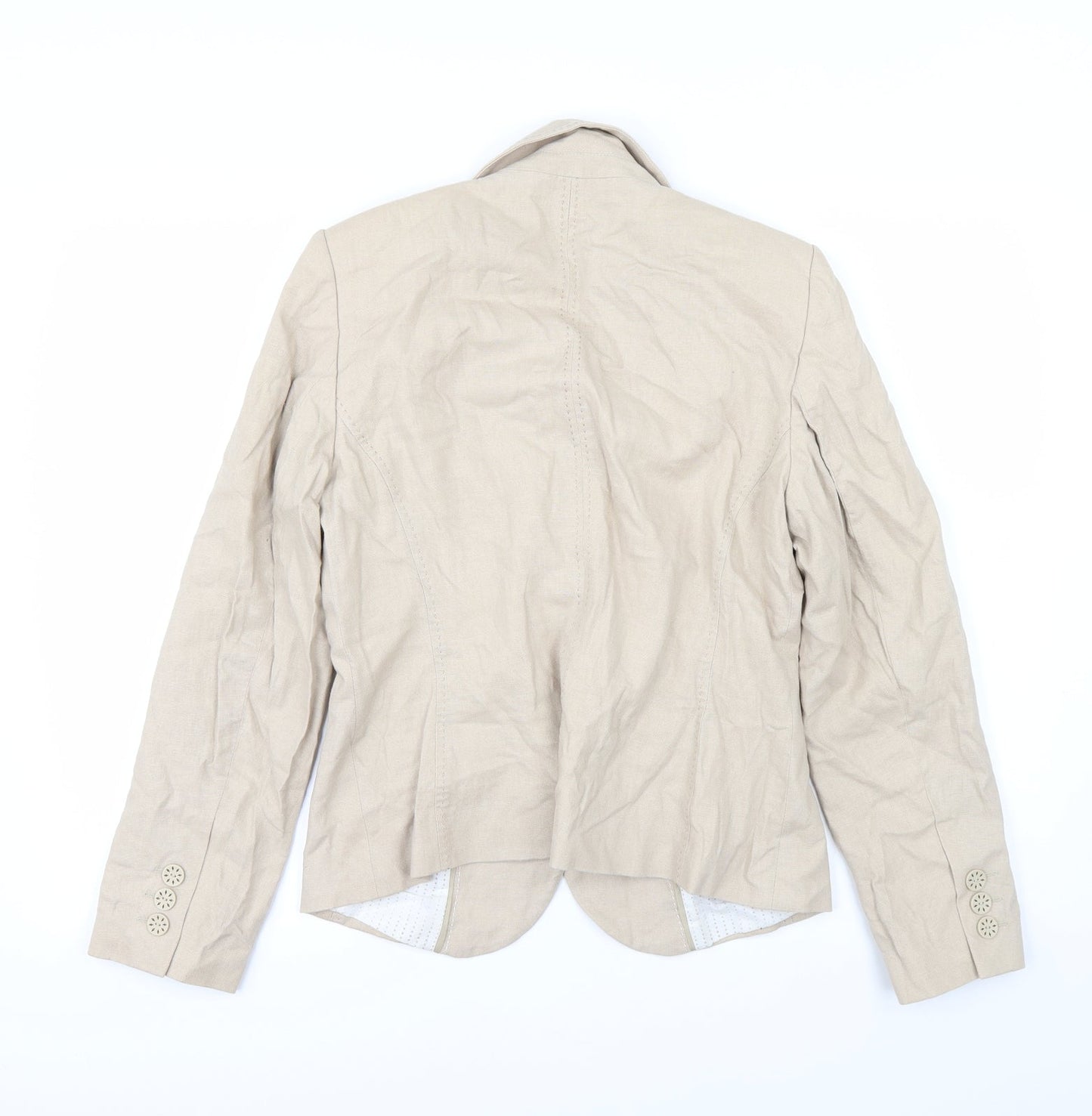 Marks & Spencer Womens White   Overcoat Coat Size 12