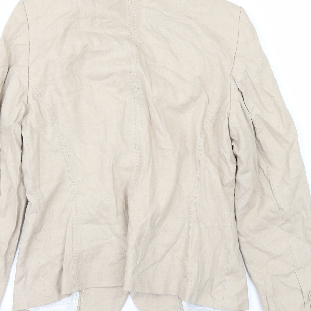 Marks & Spencer Womens White   Overcoat Coat Size 12