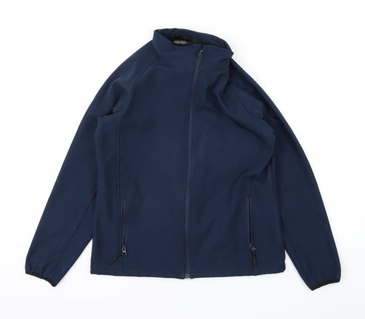 CORE Womens Blue   Overcoat Coat Size S