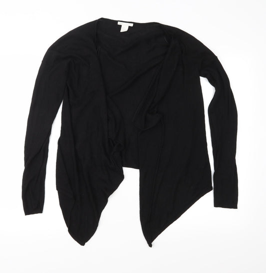 H&M Womens Black  Knit Cardigan Jumper Size XS