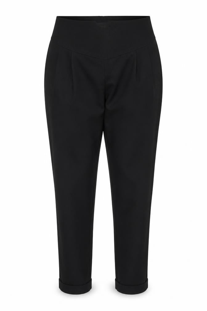 PRETTYLITTLETHING Womens Black   Trousers  Size 6 L26 in