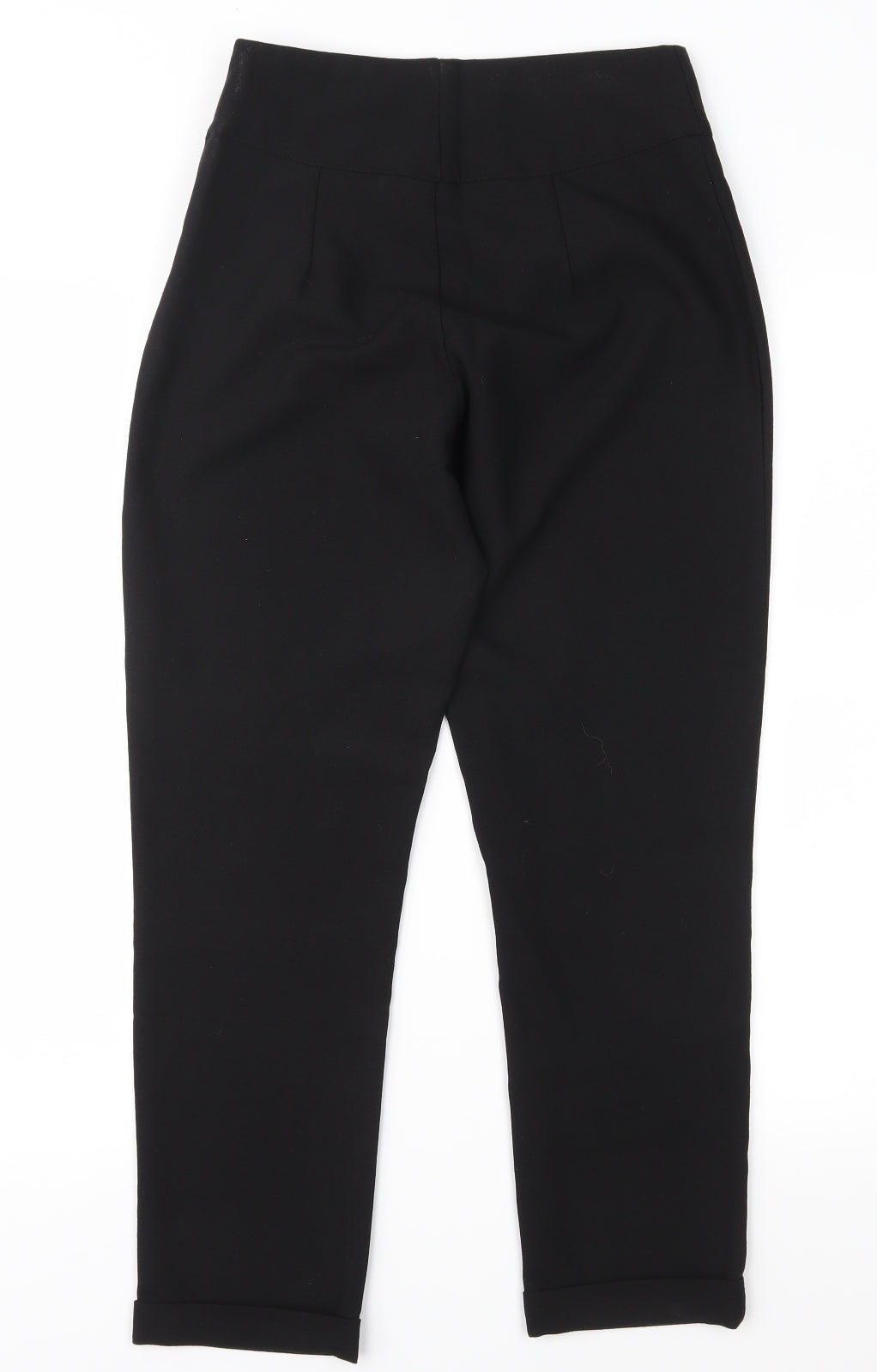 PRETTYLITTLETHING Womens Black   Trousers  Size 6 L26 in