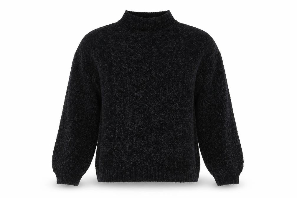 Primark Womens Black  Knit Pullover Jumper Size M