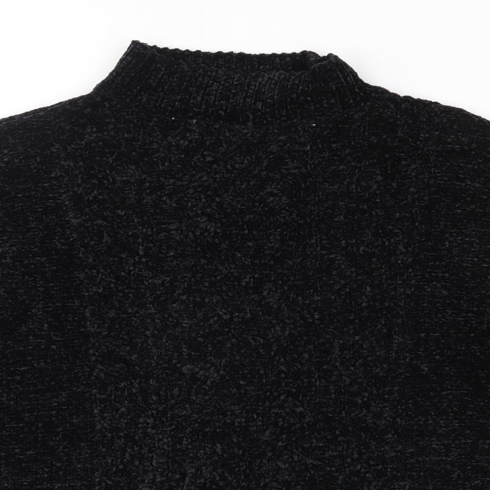 Primark Womens Black  Knit Pullover Jumper Size M