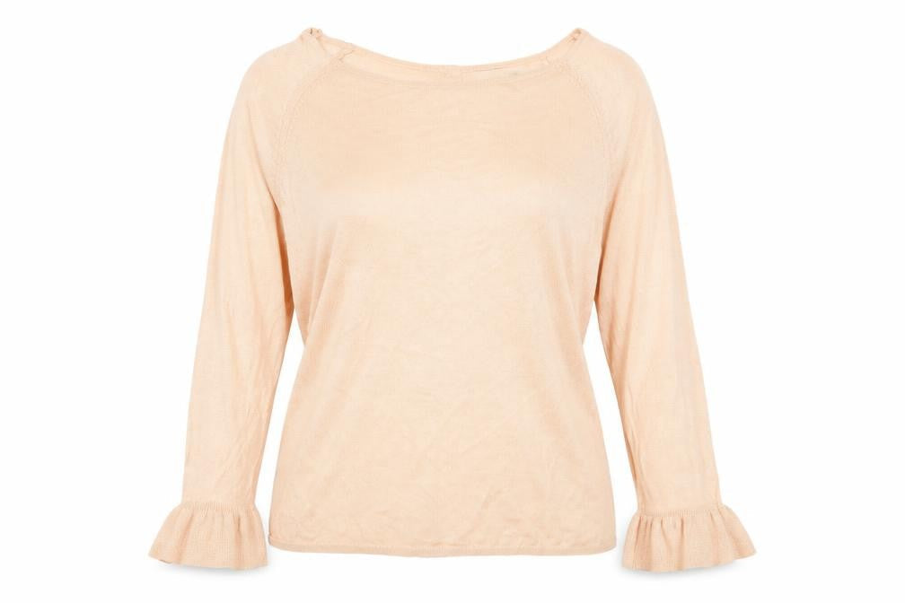 Marks & Spencer Womens Orange  Knit Pullover Jumper Size 14