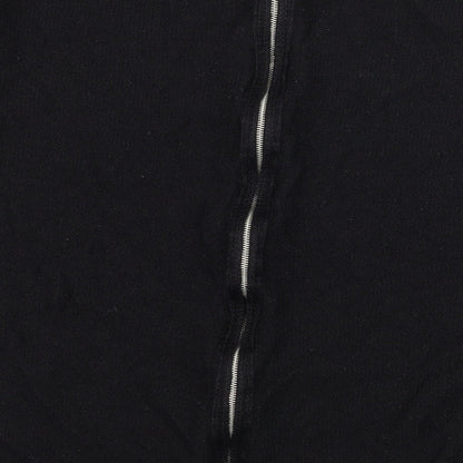 Brand and care label for Pep&Co women’s black knit jumper, size UK 8