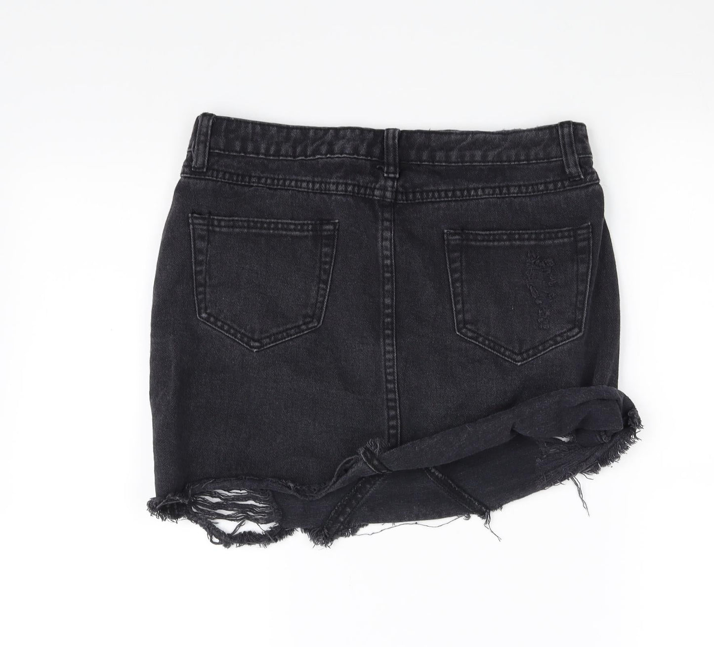 In the Style Womens Black   Mini Skirt Size 10