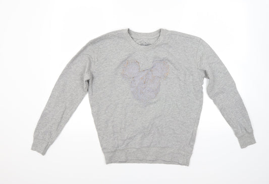 Disney Womens Grey   Pullover Sweatshirt Size XS  - MICKEY MOUSE