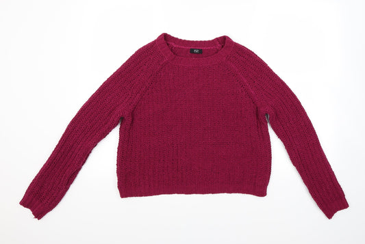 F&F Womens Red   Pullover Jumper Size 8