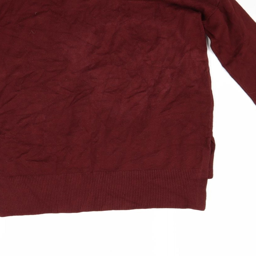 Atmosphere Womens Red  Rayon Pullover Jumper Size 8