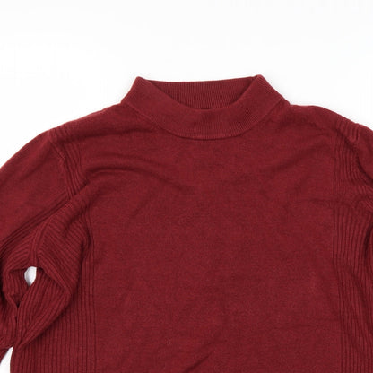 Close-up detail of Classics women’s red jumper, size M