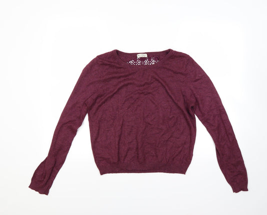 Miss Selfridge Womens Red   Pullover Jumper Size 14