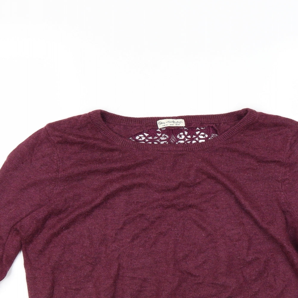 Miss Selfridge Womens Red   Pullover Jumper Size 14