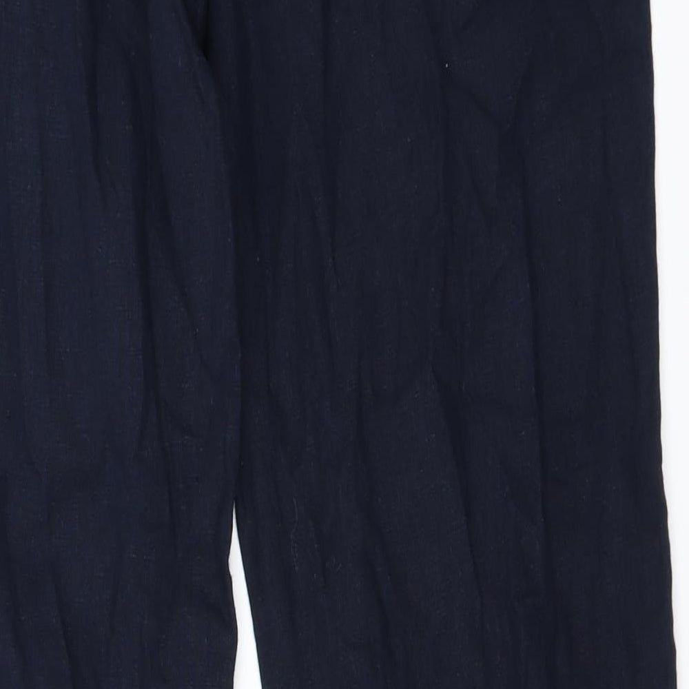 NEXT Womens Blue   Trousers  Size 8 L28 in