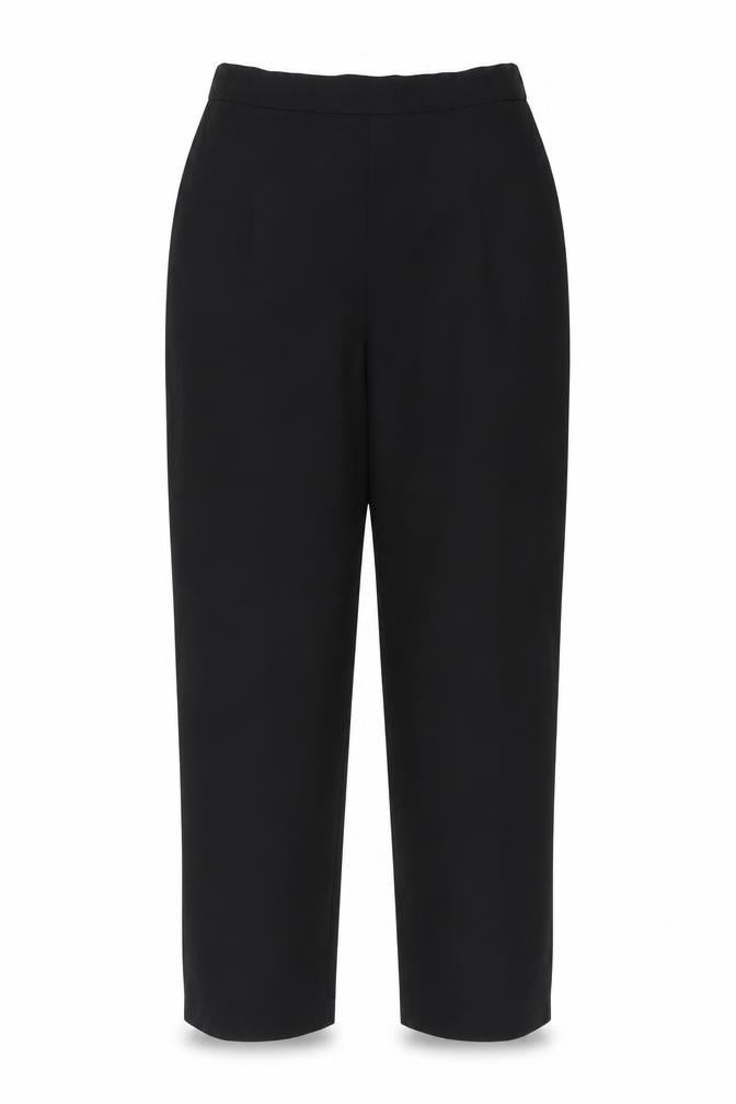 Preworn Womens Black   Trousers  Size 18 L26 in