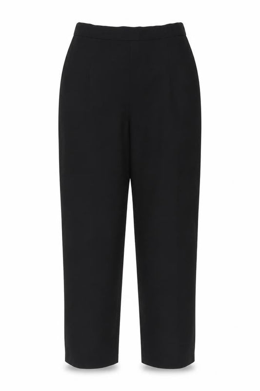 Preworn Womens Black   Trousers  Size 18 L26 in