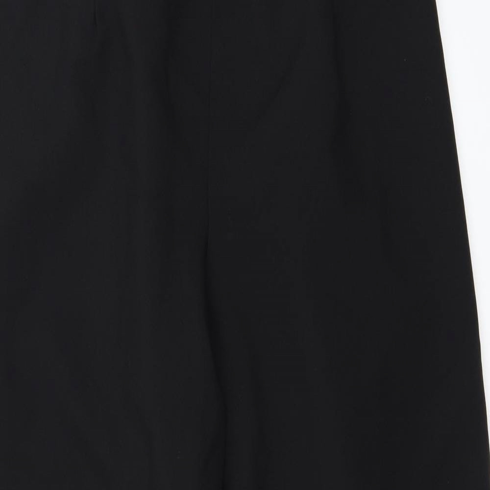 Preworn Womens Black   Trousers  Size 18 L26 in