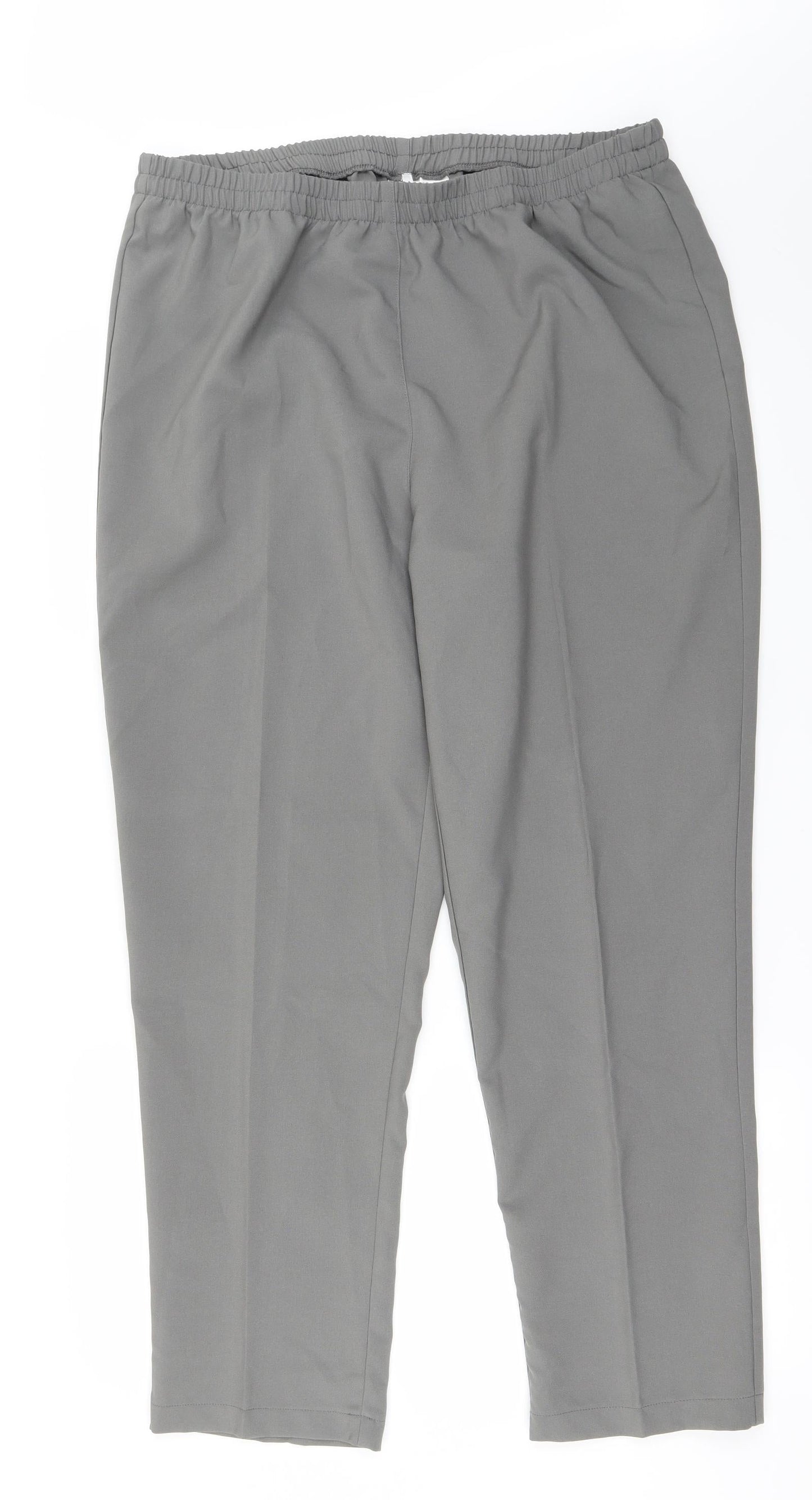 Preworn Womens Grey   Trousers  Size 22 L20 in