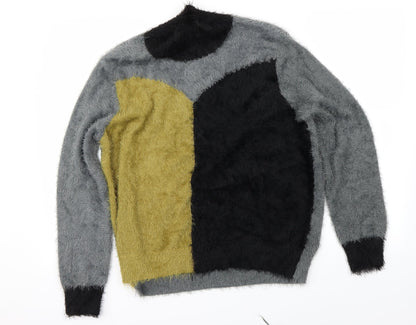 Additional front view of Klass women’s grey jumper, size XL