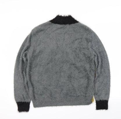 Back view of Klass women’s grey jumper, size XL