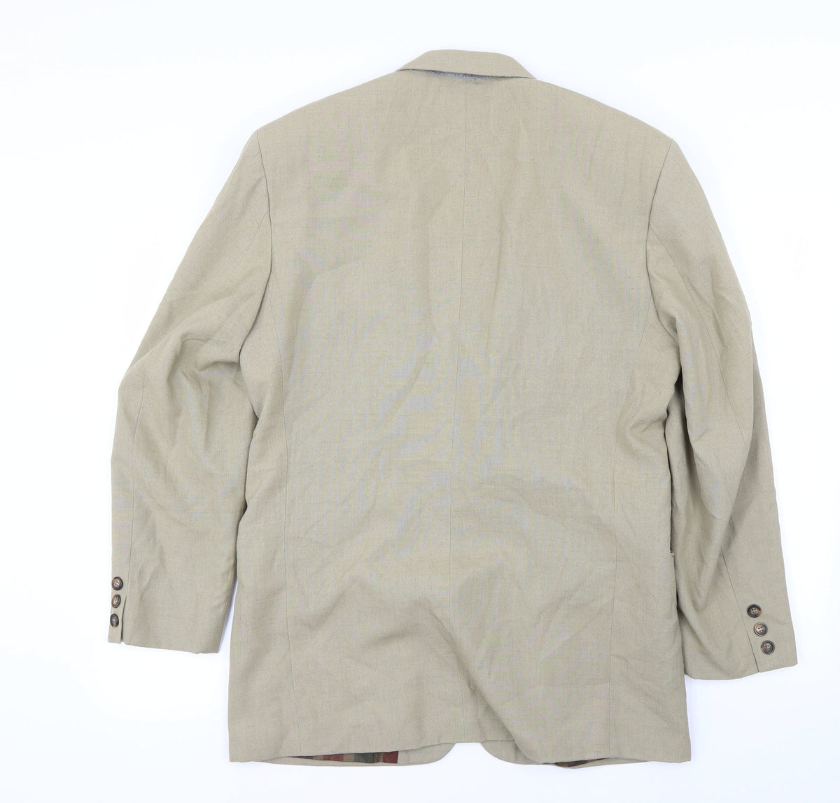 Preworn Womens Beige   Jacket Blazer Size 38