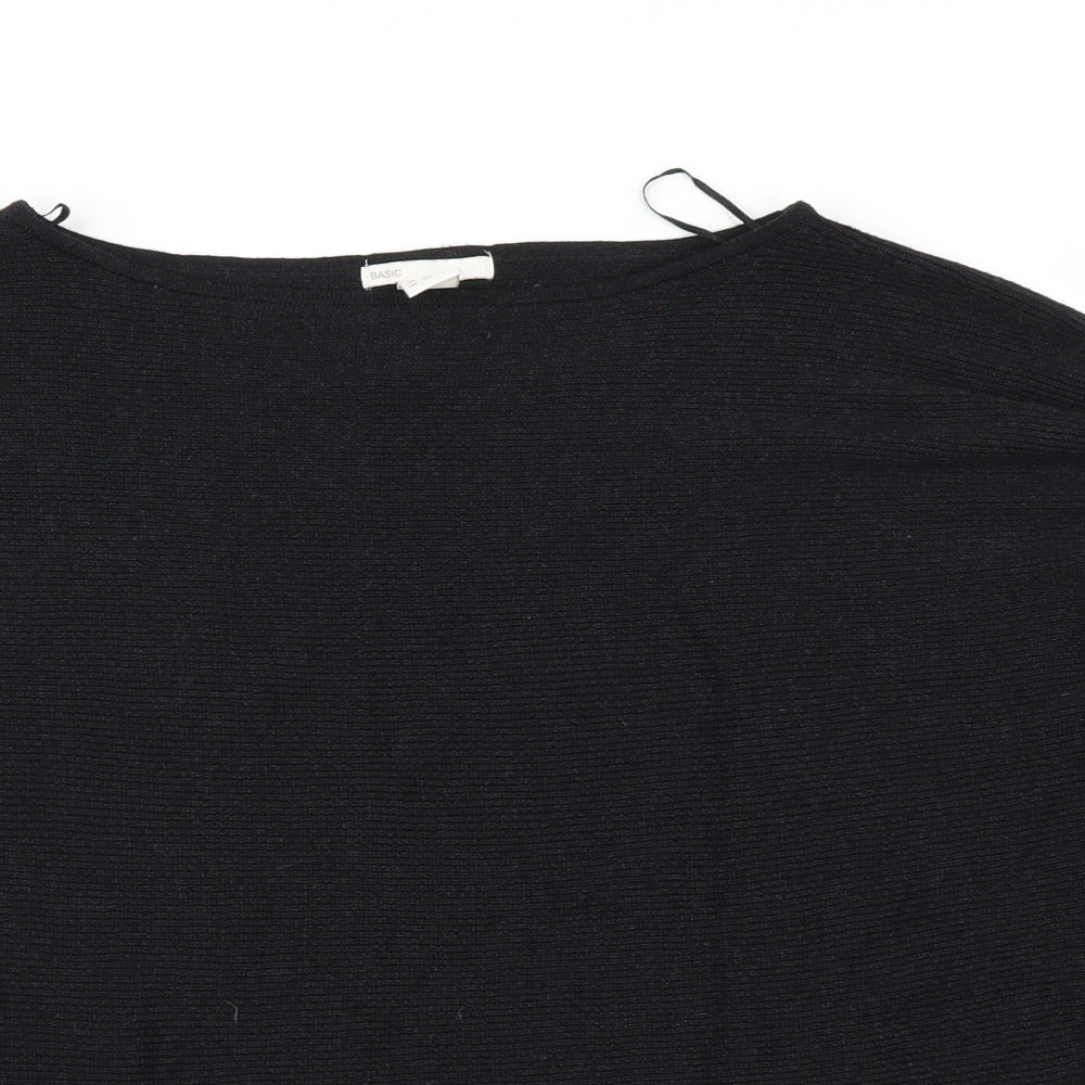 H&M Womens Black   Pullover Jumper Size S