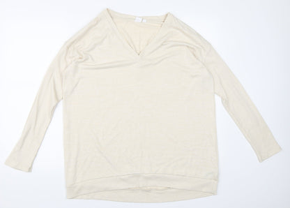 Additional front view of Gap women’s beige jumper, size L