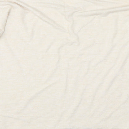 Brand and care label for Gap women’s beige jumper, size L
