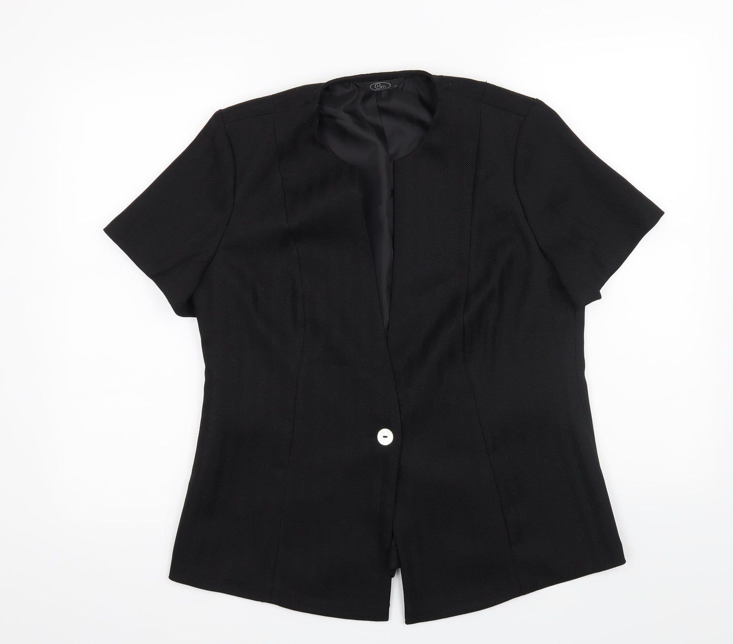 Bonmarché Womens Black Jacket Blazer Size 12
