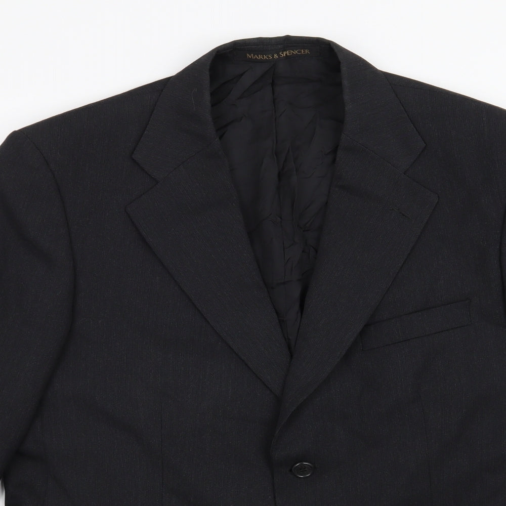 Marks and Spencer Mens Blue   Jacket Suit Jacket Size 40
