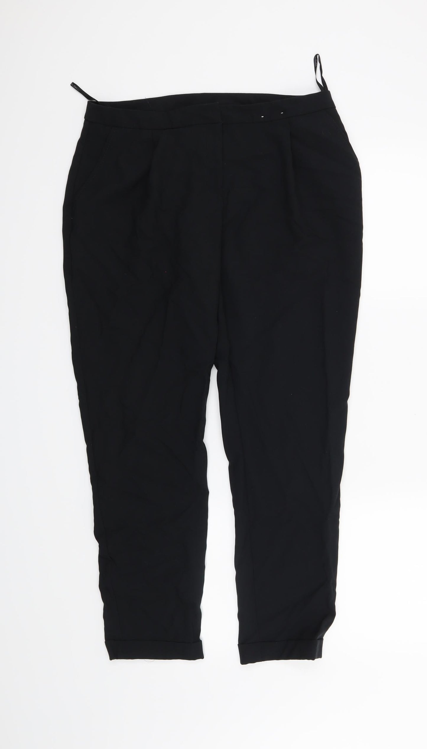 Dorothy Perkins Womens Black   Trousers  Size 12 L26 in