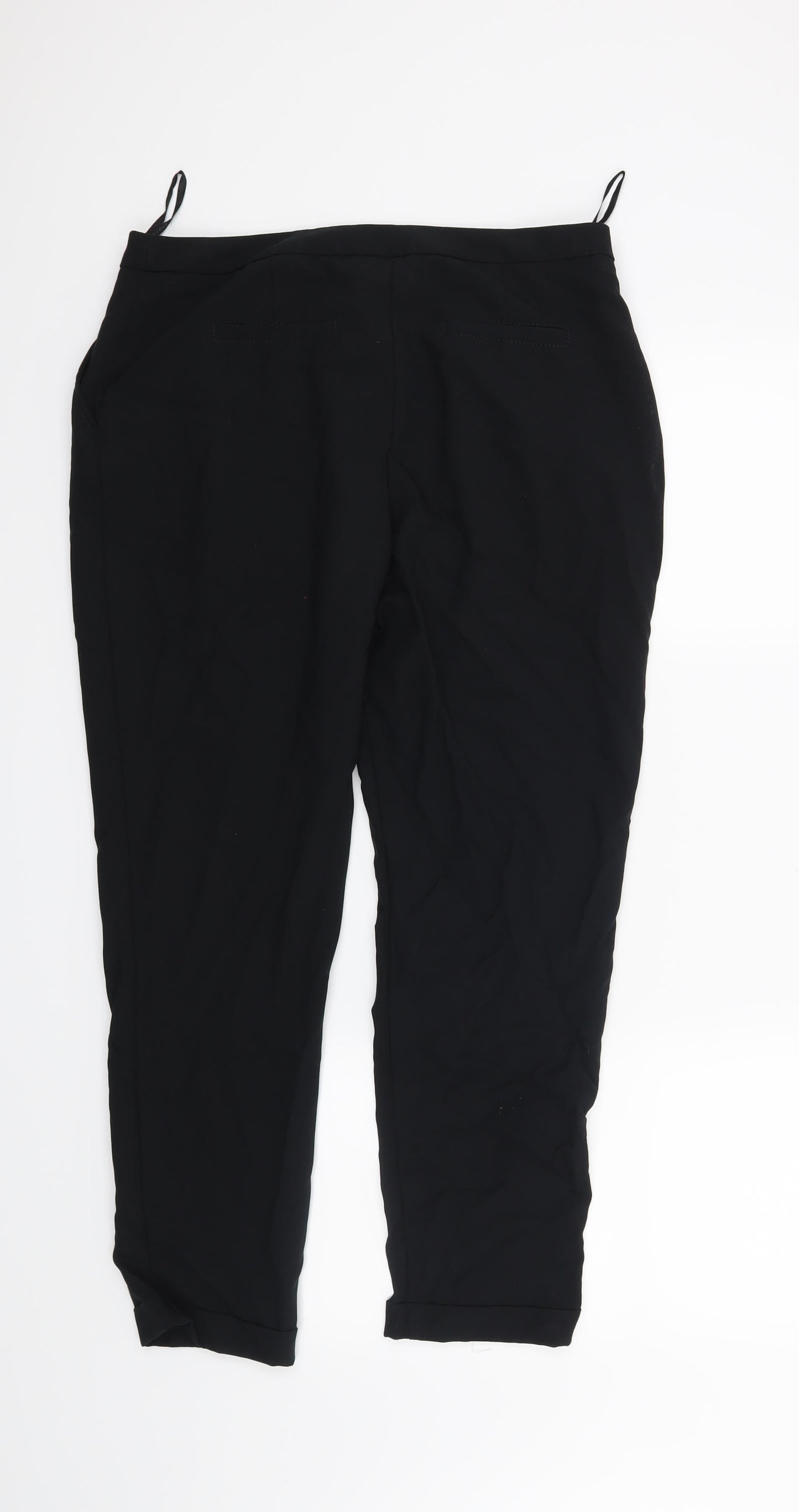 Dorothy Perkins Womens Black   Trousers  Size 12 L26 in