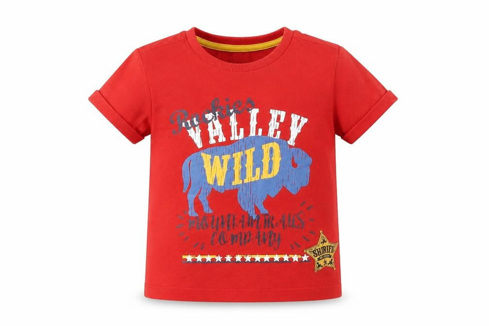 Mothercare Boys Red   Basic T-Shirt Size 3 Years  - Rockies Valley