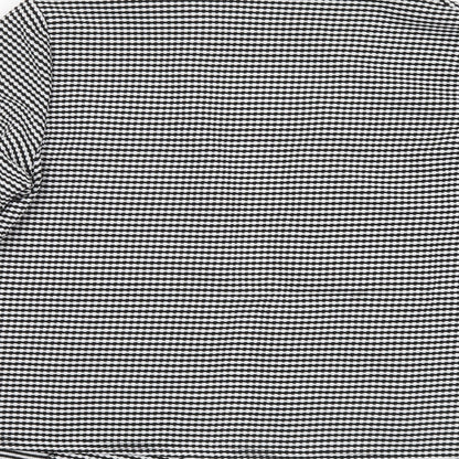 Brand and care label for Select women’s white geometric jacket, size UK 14