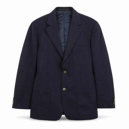 Front view of Westbrook women’s blue jacket suit jacket, size UK 40