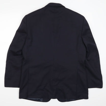 Back view of Westbrook women’s blue jacket suit jacket, size UK 40
