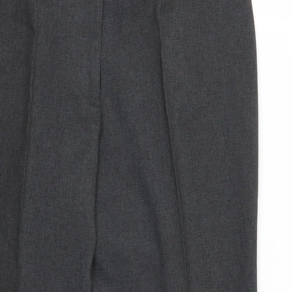 Papaya Womens Grey   Trousers  Size 14 L28 in