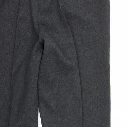 Brand and care label for Papaya women’s grey trousers, size UK 14, 28-inch leg