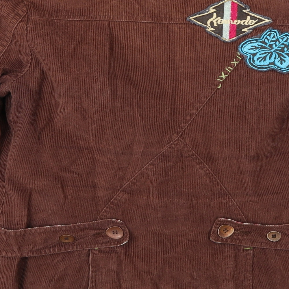 Komodo Womens Brown   Jacket Coat Size S