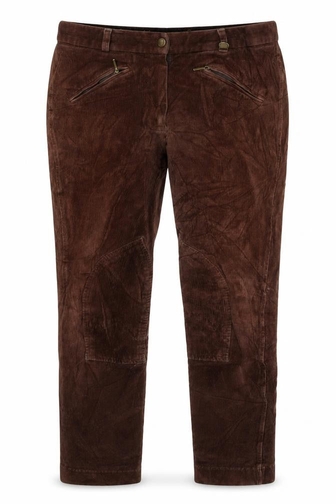 Gallop Womens Brown  Corduroy Trousers  Size 32 in L25 in