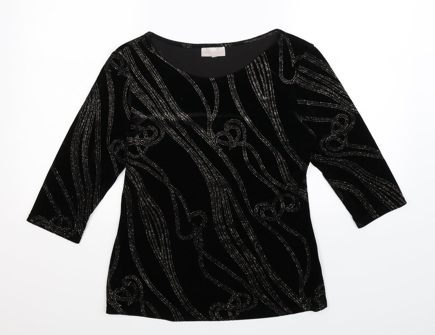 Albertsons Womens Black   Pullover Jumper Size 12