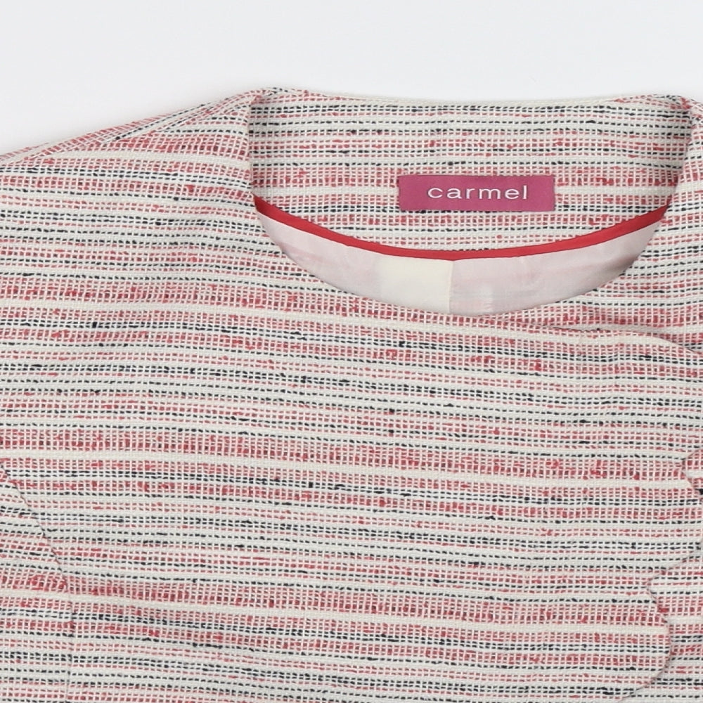 Carmel Womens Multicoloured Striped  Jacket Blazer Size 10