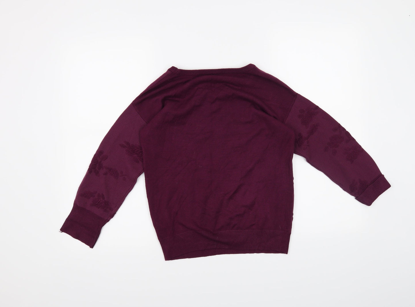 Dorothy Perkins Womens Purple   Pullover Jumper Size 10
