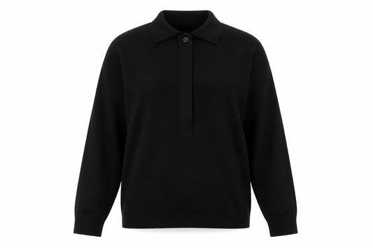 Littlewoods Womens Black   Basic Polo Size 12