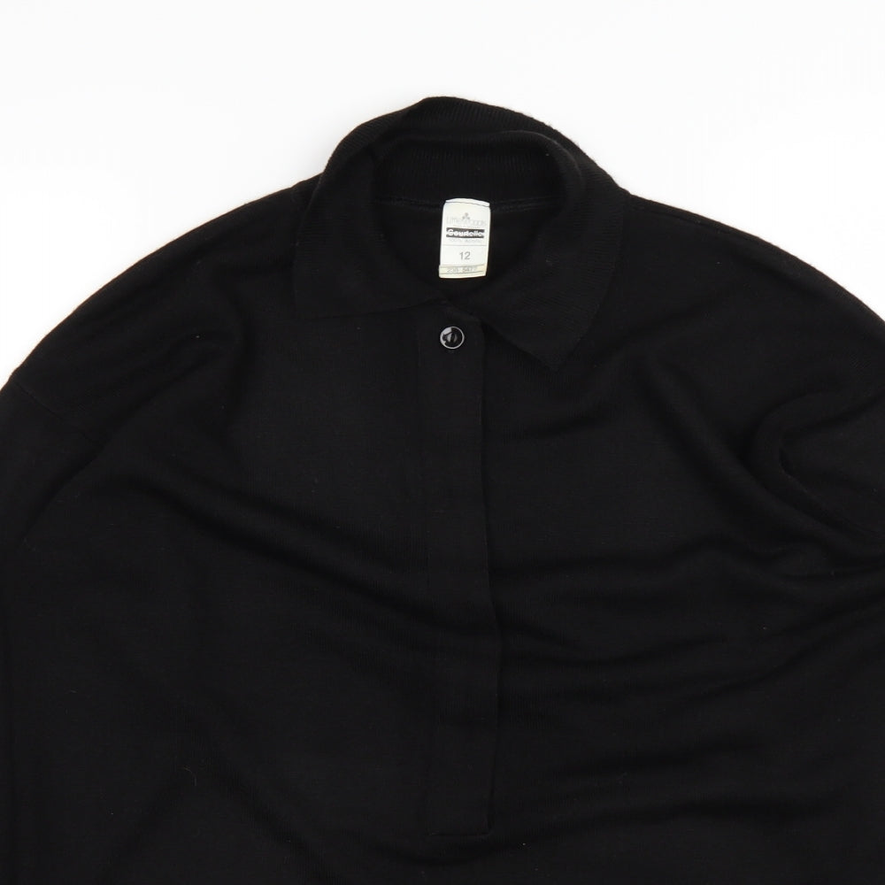 Littlewoods Womens Black   Basic Polo Size 12